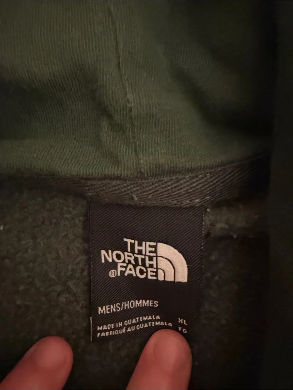 The North Face Men's Dark Green Crewneck Hoodie